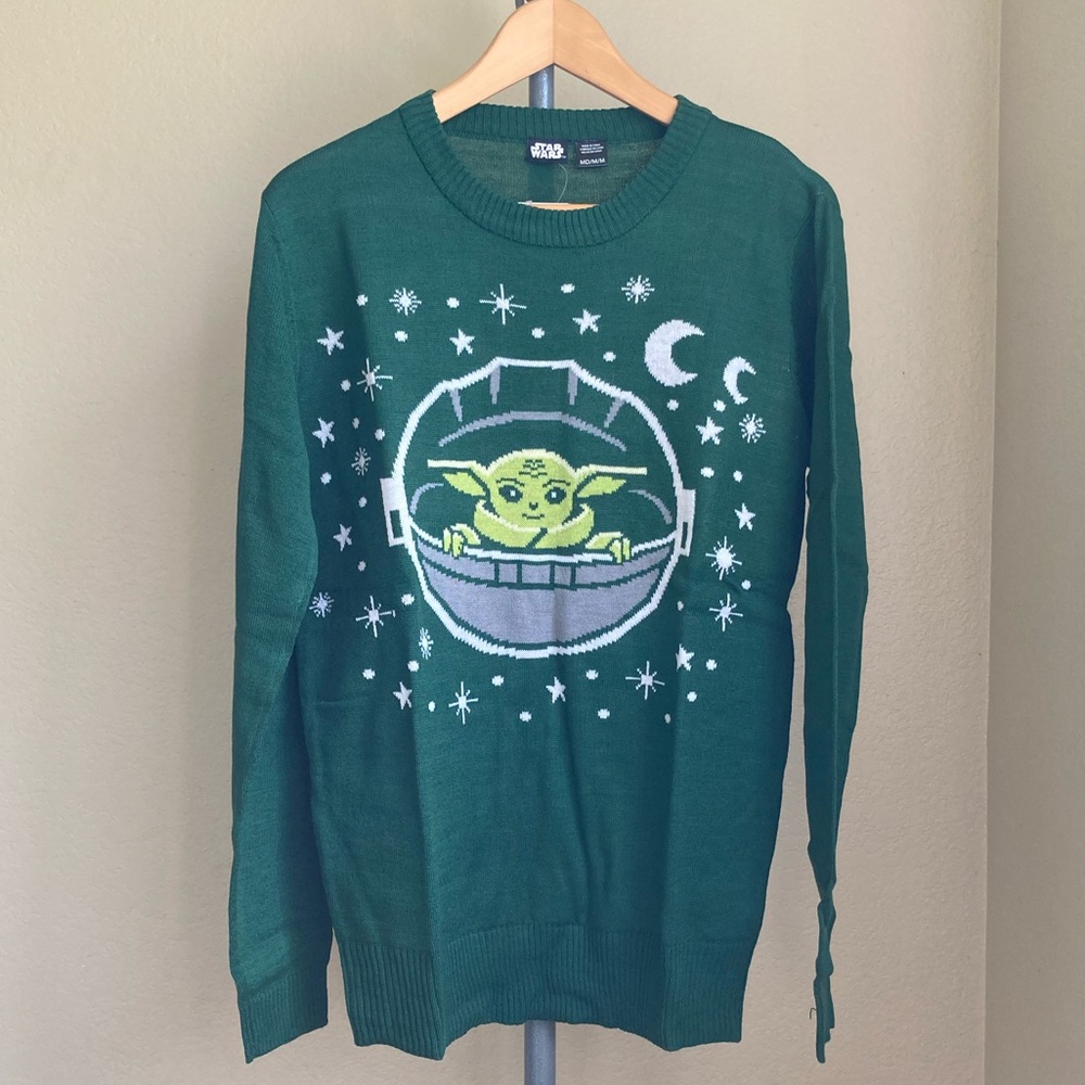 New Star Wars The Child Grogu Baby Yoda Sweater